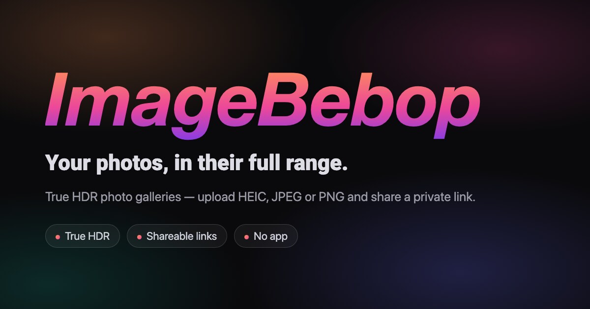 ImageBebop preview